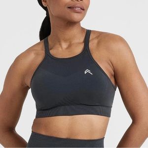 Oner Active Effortless High Neck Bralette in Coal